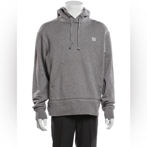 Acne Studios Large gray Hoodie with long sleeves - Picture 1 of 7
